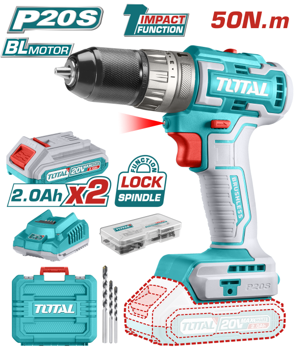 Lithium-Ion brushless impact drill - TIDLI20508