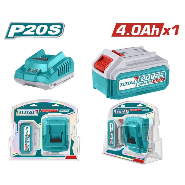 P20S Lithium-Ion battery and charger kit - TFBCPK1214